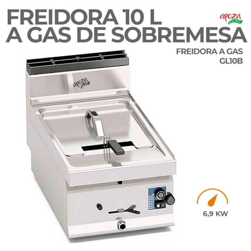 FREIDORA A GAS DE SOBREMESA - 10 L